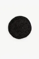 BLACK SILK OPENWORK BERET - Thumbnail 3