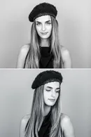 Cashmere Metallic Beret - Thumbnail 9