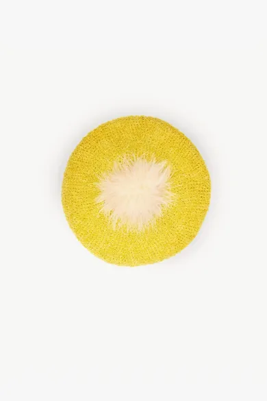 Cashmere Pom Pom Beret - Main Image