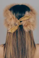 Feather Leather Headband - Thumbnail 3