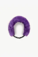 Fluffy Shearling Headband - Thumbnail 2