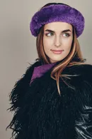 Fluffy Shearling Headband - Thumbnail 10