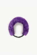 Fluffy Shearling Headband - Thumbnail 13