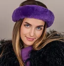 Fluffy Shearling Headband - Thumbnail 1