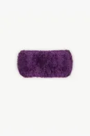 Fluffy Violet Silk Headband - Thumbnail 1