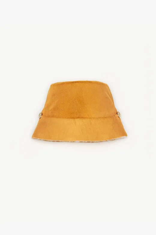 Foxy Cashmere Bucket Hat