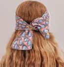 PRINTED SILK HEADBAND WITH ADJUSTER - Thumbnail 1