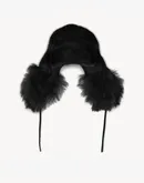 Shearling Cashmere Aviator Hat - Thumbnail 6