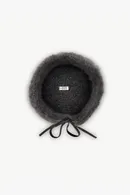 Shearling Cashmere Pom Pom Hat - Thumbnail 2