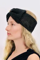 TWO-WAY RAFFIA HEADBAND - Thumbnail 6